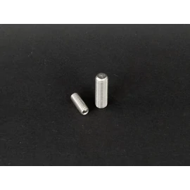 DIN 913 Lapos végű belsőkulcsnyílású hernyócsavar rozsdamentes (DIN913, M10x, 16mm, A2)