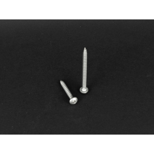Rozsdamentes D-fejű kereszthornyú forgácslapcsavar  (9048, 3x, 20mm, A2)
