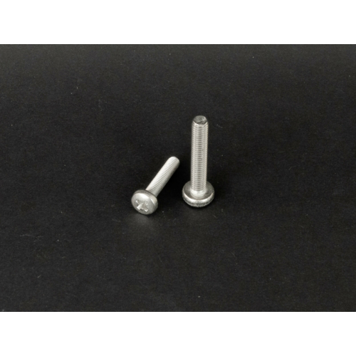 Rozsdamentes D-fejű kereszthornyú csavar  (DIN7985, M4x, 25mm, A2)
