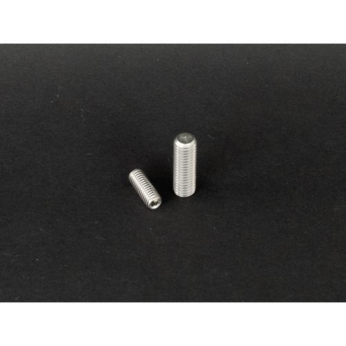 Rozsdamentes lapos végű belsőkulcsnyílású hernyócsavar  (DIN913, M6x, 16mm, A2)