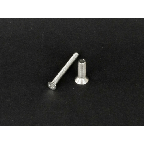 Rozsdamentes süllyesztettfejű kereszthornyú csavar  (DIN965, M4x, 16mm, A2)