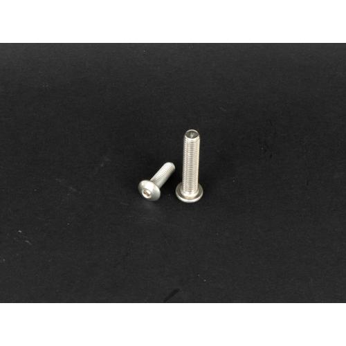 Rozsdamentes félgömbfejű belsőkulcsnyílású csavar  (7380, M4x, 16mm, A2)