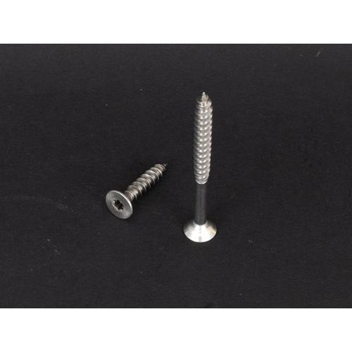 Rozsdamentes süllyesztettfejű TORX forgácslapcsavar  (5x, 80/50mm)